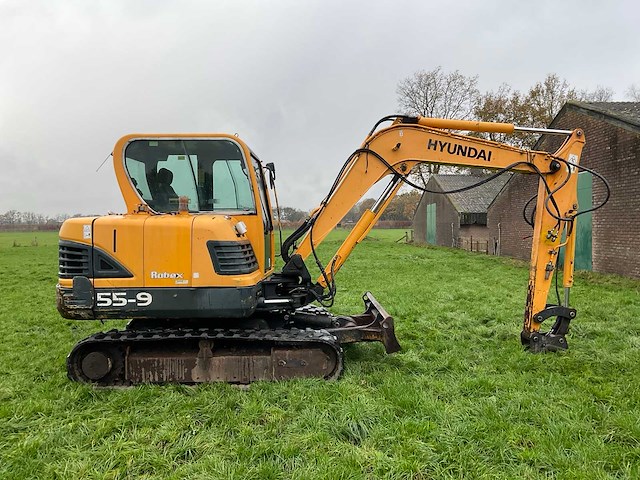2012 hyundai robex 55-9 midigraafmachine - afbeelding 28 van  31