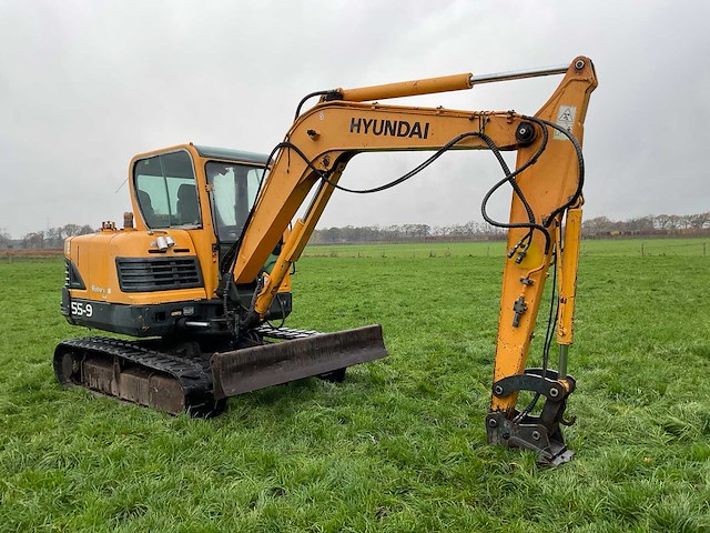 2012 hyundai robex 55-9 midigraafmachine - afbeelding 29 van  31