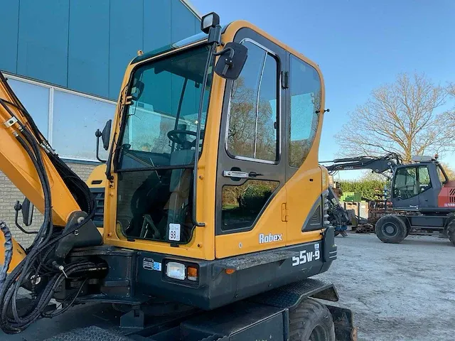 2012 hyundai robex 55w-9 midi-banden graafmachine, (tgn-98-n) - afbeelding 13 van  28