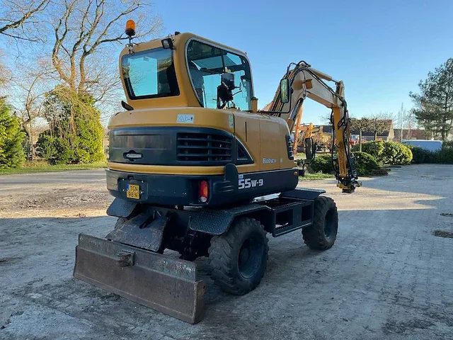 2012 hyundai robex 55w-9 midi-banden graafmachine, (tgn-98-n) - afbeelding 22 van  28