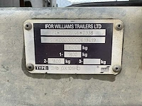 2012 i for williams 2hb gx105hd aanhangwagen - afbeelding 3 van  11