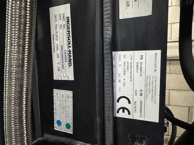 2012 ingersoll rand r75n-a-tas compressor - afbeelding 16 van  34