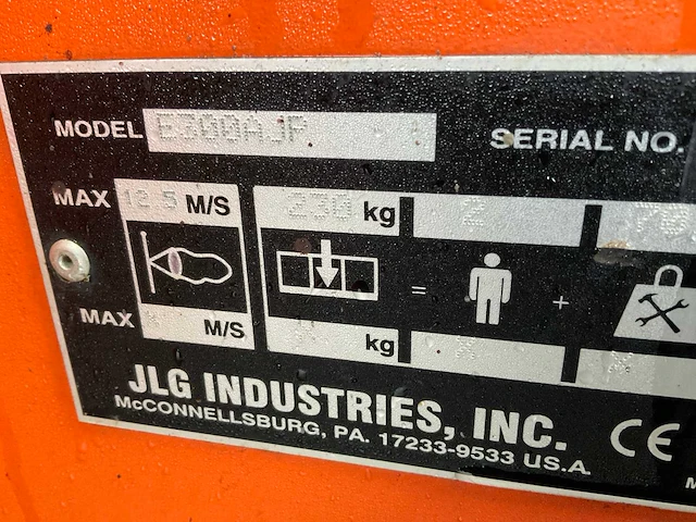2012 jlg e300ajp hoogwerker - afbeelding 21 van  32