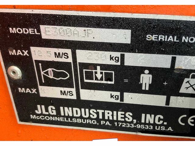 2012 jlg e300ajp hoogwerker - afbeelding 24 van  32