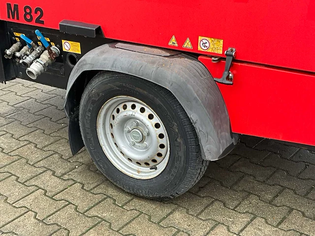 2012 kaeser m82 luchtcompressor aanhangwagen - afbeelding 6 van  17