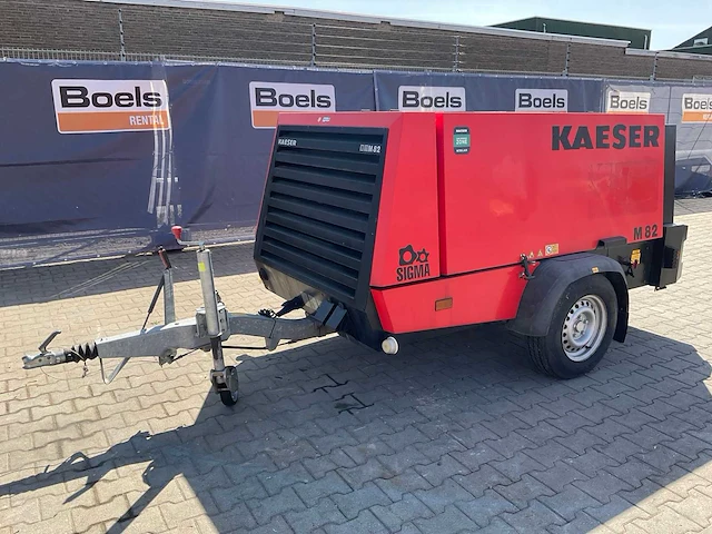 2012 kaeser m82 luchtcompressor aanhangwagen - afbeelding 1 van  17