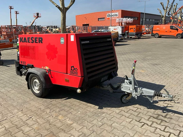 2012 kaeser m82 luchtcompressor aanhangwagen - afbeelding 10 van  17