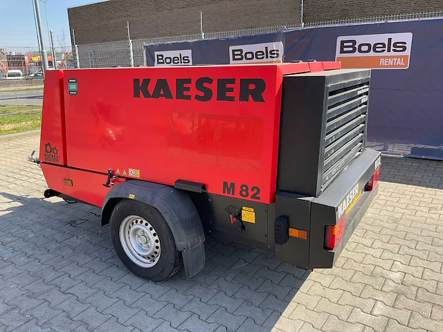 2012 kaeser m82 luchtcompressor aanhangwagen - afbeelding 12 van  17