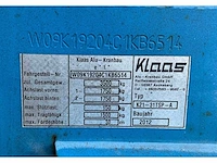 2012 klaas alu kran k21-31ts premium aanhangerkraan - afbeelding 37 van  43
