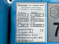2012 klaas alu kran k21-31ts premium aanhangerkraan - afbeelding 38 van  43