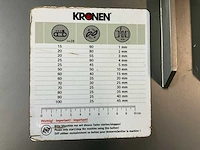 2012 kronen rvs snijmachine - afbeelding 3 van  11