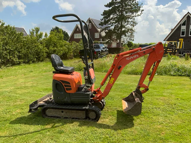 2012 kubota u10-3 rupsgraafmachine - afbeelding 21 van  25