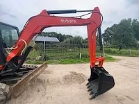 2012 kubota u50-3 rupsgraafmachine - afbeelding 2 van  33