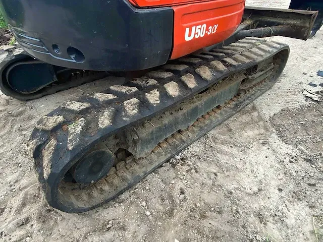 2012 kubota u50-3 rupsgraafmachine - afbeelding 20 van  33