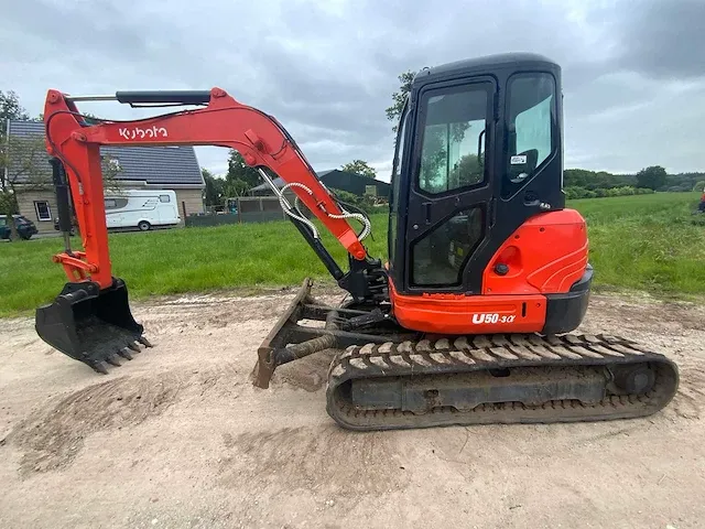2012 kubota u50-3 rupsgraafmachine - afbeelding 12 van  33