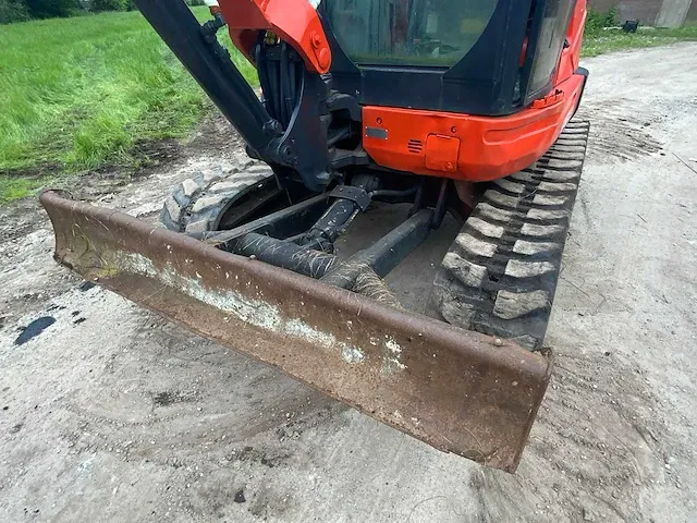 2012 kubota u50-3 rupsgraafmachine - afbeelding 25 van  33