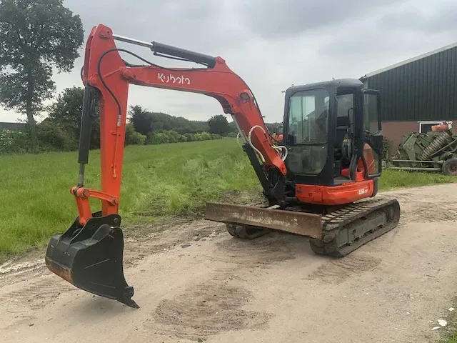 2012 kubota u50-3 rupsgraafmachine - afbeelding 28 van  33