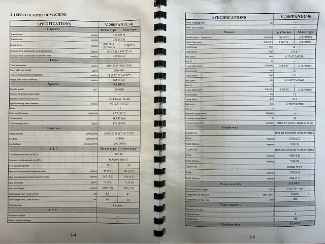 2012 leadwell v-20i cnc universeel machinecentrum - afbeelding 5 van  16