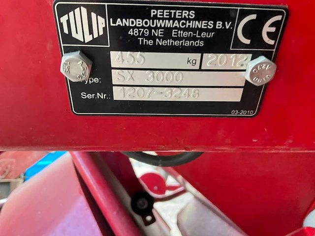 2012 lely centerline sx 3000 kunstmeststrooier - afbeelding 13 van  20