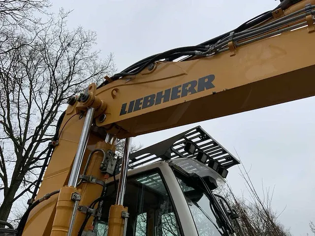 2012 liebherr a 314 litronic banden graafmachine - afbeelding 7 van  44