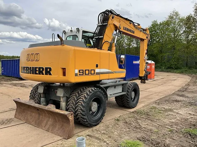 2012 liebherr a900e litronic banden graafmachine - afbeelding 45 van  55