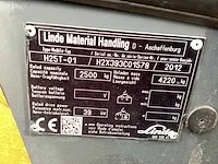 2012 linde h25t vorkheftruck - afbeelding 19 van  19