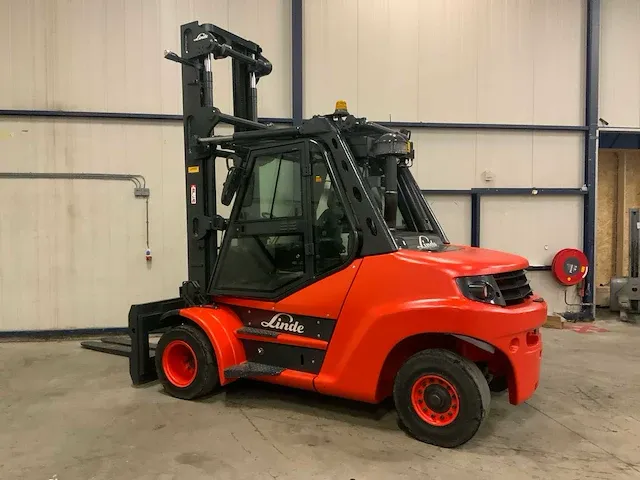 2012 linde h80d/900 vorkheftruck - afbeelding 1 van  19