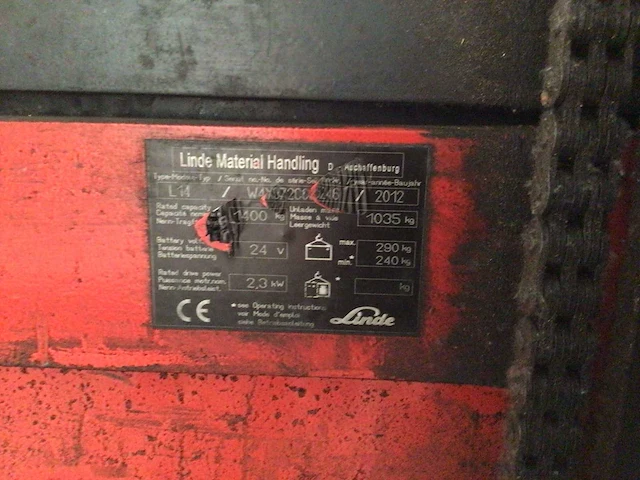 2012 linde l14 stapelaar - afbeelding 7 van  7