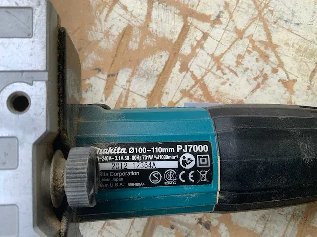 2012 makita pj7000 lamellenfrees - afbeelding 4 van  4