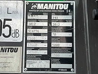 2012 manitou m50-4 t vorkheftruck - afbeelding 19 van  26