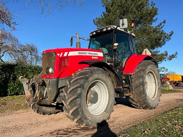 2012 massey ferguson 6490 dyna-6 vierwielaangedreven landbouwtractor - afbeelding 1 van  43