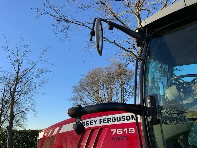 2012 massey ferguson 7619 dyna-6 vierwielaangedreven landbouwtractor - afbeelding 3 van  43