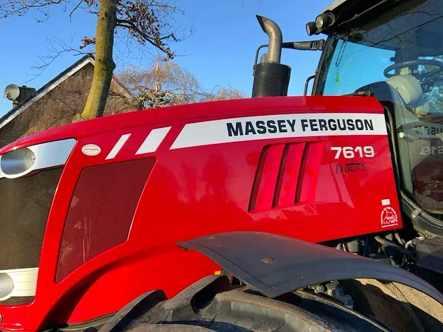 2012 massey ferguson 7619 dyna-6 vierwielaangedreven landbouwtractor - afbeelding 7 van  43