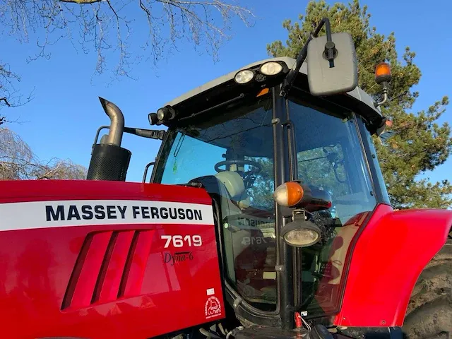 2012 massey ferguson 7619 dyna-6 vierwielaangedreven landbouwtractor - afbeelding 8 van  43