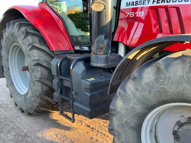 2012 massey ferguson 7619 dyna-6 vierwielaangedreven landbouwtractor - afbeelding 17 van  43