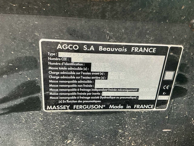 2012 massey ferguson 7620 dyna-6 - afbeelding 38 van  43