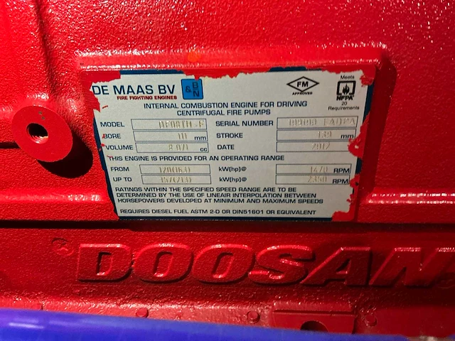 2012 metron eledyne limited diesel sprinklerpompunit - afbeelding 2 van  22