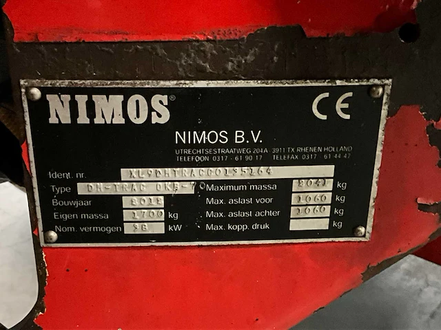 2012 nimos dm-trac okb-70 werktuigdrager - afbeelding 16 van  23