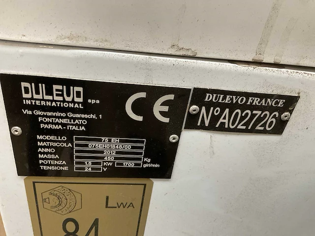 2012 oulevo 75eh zelfrijdende veegmachine - afbeelding 9 van  9