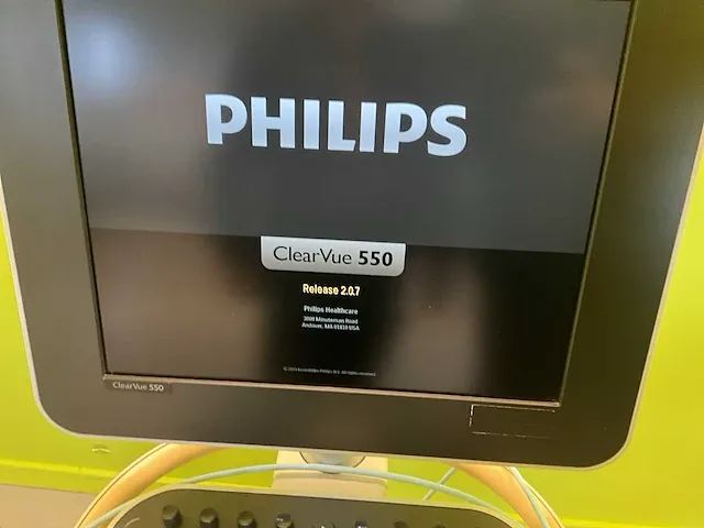 2012 philips clearvue 550 ultrasoonapparaat - afbeelding 2 van  10