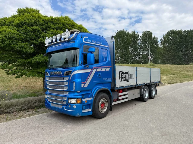 2012 scania r730 vrachtwagen 6x4 retarder - afbeelding 12 van  42