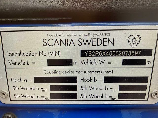 2012 scania r730 vrachtwagen 6x4 retarder - afbeelding 37 van  42
