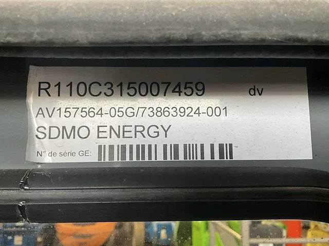 2012 sdmo r110 stroomgenerator - afbeelding 15 van  24