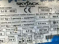 2012 skyjack sjiii 4632 hoogwerker - afbeelding 4 van  12