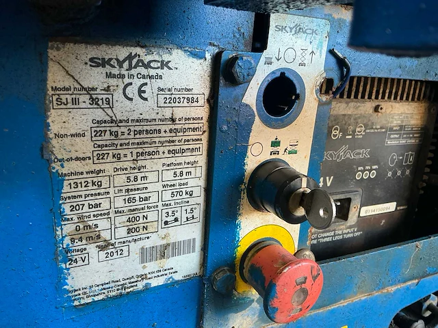 2012 skyjack sjiii3219 hoogwerker - afbeelding 4 van  12
