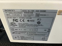 2012 sony nederland hvo 1000 md dvdr recorder - afbeelding 6 van  6