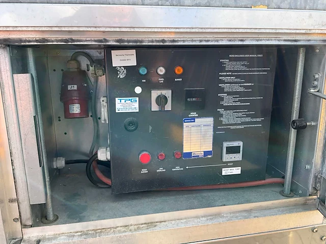 2012 thermobile imac-2000 s industriële heater / event heater / hetelucht turbine - afbeelding 9 van  11