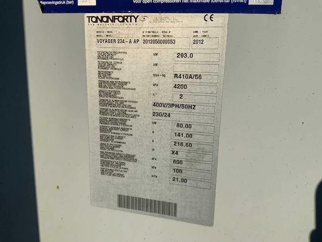 2012 tononforty voyager234-a ap water chiller - afbeelding 10 van  10
