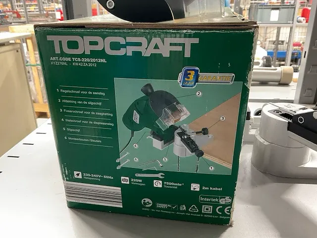 2012 topcraft tcs-220/2012nl kettingslijpmachine - afbeelding 4 van  4