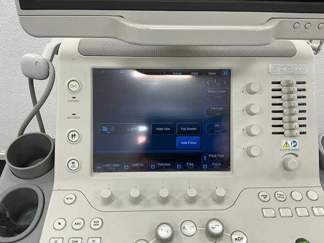 2012 toshiba aplio 500 echo toestel - afbeelding 3 van  9